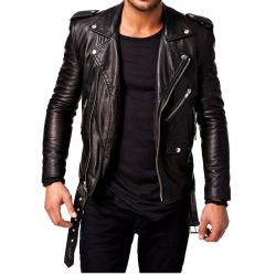Men's Leather black jacket